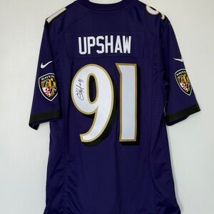 Courtney Upshaw Signed Baltimore Ravens Jersey SIZE MEDIUM